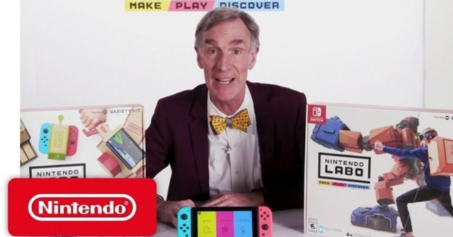 Bill Nye Appears Out Of Nowhere To Promote Nintendo