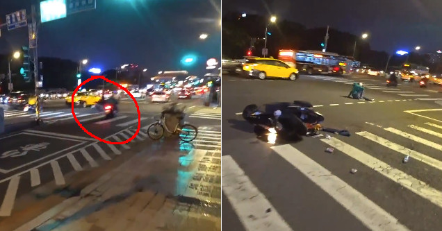 Serious Scooter Crash Ejects Condoms During Livestream