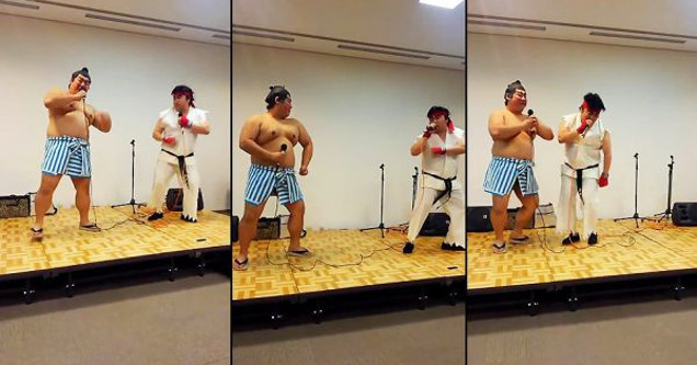 Two Guys Perfectly Act Out Street Fighter, With Sound Effects And All