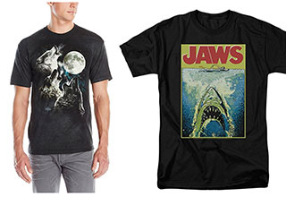 Step your shirt game up with some classic tee shirts. 