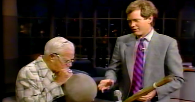 That Time David Letterman Had the Head of Disney's Sound Effects on to Demonstrate Foley