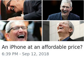 Apple's unveiling of it's new models of iPhones sparks some hilarious and spot-on reactions.