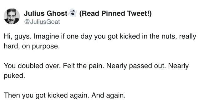 Viral Twitter Thread About Getting Kicked In The Nuts Explains Why So Many Women are Upset About Brett Kavanaugh