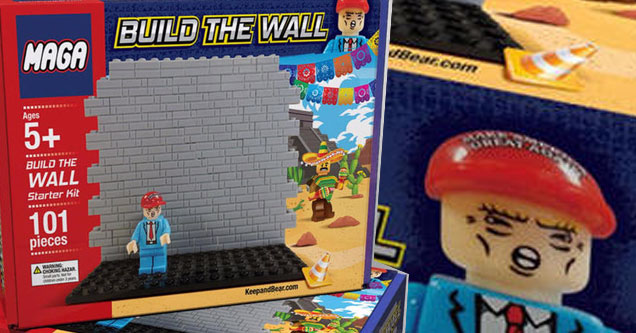 maga build the wall lego set
