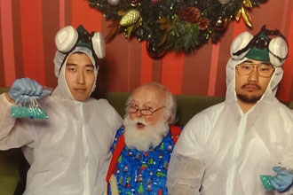 Santa was always down to join in on the fun.