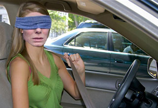Police: Driver crashes trying 'Bird Box' blindfold challenge