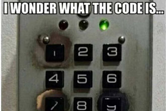 So a picture of this keypad with some worn out keys has made its way around the internet. The question is can we figure out the combination based on the information we have. Luckily some internet sleuths and gumshoes have taken on the task. 