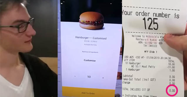 Couple of Mates From Down Under Hack McDonalds For Free Food