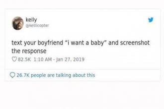Another classic goof from the internet world, as people document their significant others response when it seems like their life is going to change forever.