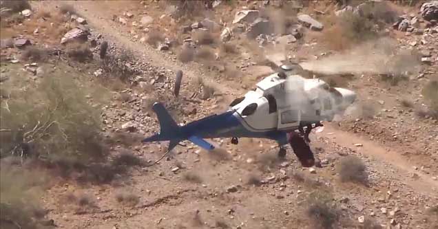 Injured Hiker Goes on a Nauseating Helicopter Ride - Video | eBaum's World