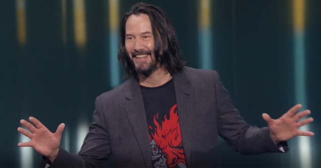 Cyberpunk 2077: Keanu Reeves Surprises E3 With Meme-Worthy Cameo