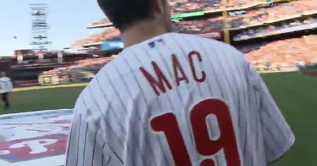 Mac From 'Always Sunny' Finally Got To 'Have A Catch' With Chase Utley