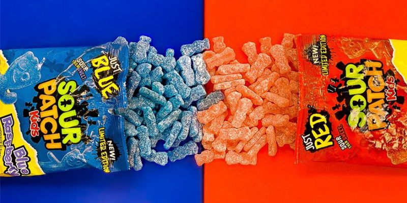Sour Patch Kids Now In Red and Blue Only Bags For a Limited Time Only 