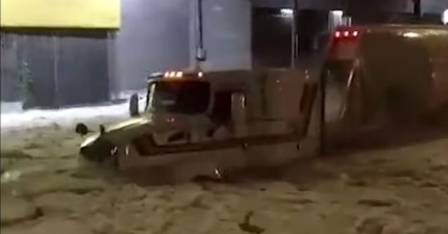 Guadalajara Was Hit Yesterday By a Freak Hail Storm That Left Up To 5 Feet of Ice