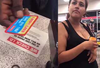 Woman Tries To Use Toy Credit Card At Store Gets Told To Go Home Video