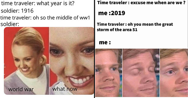 time travel meme