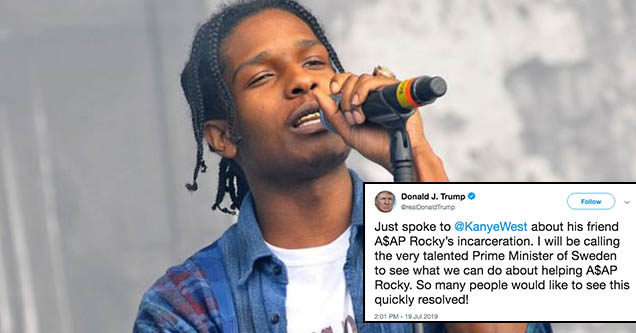 Image result for donald trump twitter A$A ROCKY