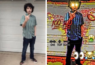 Finn Wolfhard plays Mike in the extremely popular Netflix show, <em>Stranger Things</em>. According to Know Your Meme, the earliest known available example of the photograph was posted by We Heart It user @hugswolfhard on August 4th, 2018. It has since been photoshopped and meme-ed in all sorts of ways. Here are 16 deep fried examples of this trending meme. <br><br>
Stranger Things season 3 is out, and we have some of the best <a href="https://www.ebaumsworld.com/pictures/stranger-things-season-3-memes-and-reactions/86012863/" target="_blank">memes</a> from the show, as well as the <a href="https://www.ebaumsworld.com/pictures/is-he-here-meme-from-stranger-things/86036765/">"Is he here?"</a> meme from Season 3.