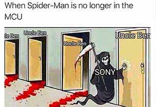 Spider-Man's <a href="https://www.ebaumsworld.com/articles/spider-man-is-leaving-the-marvel-cinematic-universe-memes-and-reactions/86046061/" target="_blank">departure from the MCU</a> after Sony and Marvel failed to reach a deal has got a lot of fanboys fuming, many of whom decided to express their frustrations via memes.