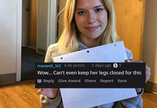 They got taken down a peg. After asking Reddit users to roast them, these ladies had their wishes granted and then some.
If you enjoy a good roast <a href=https://www.ebaumsworld.com/pictures/25-girls-who-got-roasted-into-oblivion/86062564/>here</a> are some more, if you especially like girls getting <a href=https://www.ebaumsworld.com/pictures/25-girls-who-got-roasted-into-oblivion/86043875/>reddit roasted</a> check those out for a good laugh. 
<br><br>
Lusting after some more <a href=https://www.ebaumsworld.com/pictures/49-roasts-that-sent-people-to-the-shadow-realm/86090867/>savage roasts?</a> These will practically singe your eyebrows off!  And if you truly relish in laughing at the expense of these poor people, these <a href=https://www.ebaumsworld.com/pictures/24-people-who-asked-to-be-roasted-and-got-burnt-to-a-crisp/85943178/>24 people roasted on reddit</a> should satiate your hearty appetite. 
