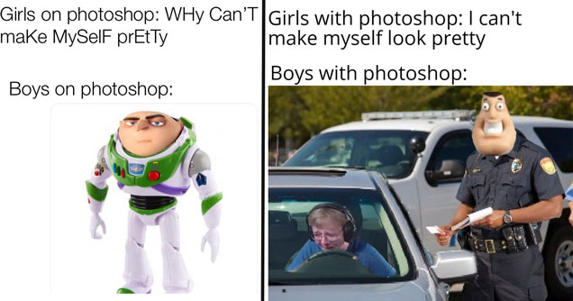 Girls With Photoshop / Boys With Photoshop Memes - Funny ...