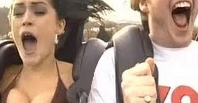 Orgasm on slingshot ride 🌈 Girl Gets Too Excited On The Slin