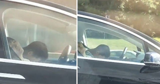 Tesla Driver Caught Sleeping At The Wheel While Going 60mph Down A Massachusetts Freeway