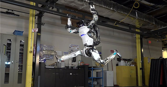 Atlas The Robot Shows Of His Parkour Skills