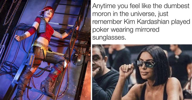 Every time I fee time Kim Kardashian played poker with mirrored