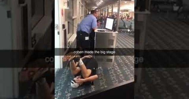 dude rips beefer over airport intercom