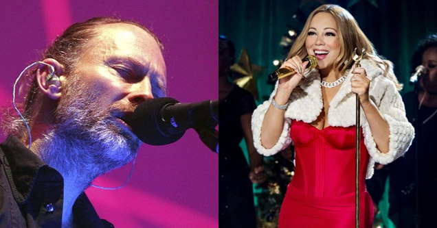 the lead singer of radiohead and mariah carey