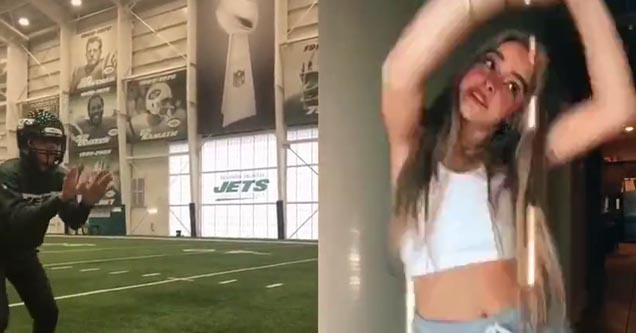 New York Jets Delete TikTok Video of Ball Flying From Teenager's Butt