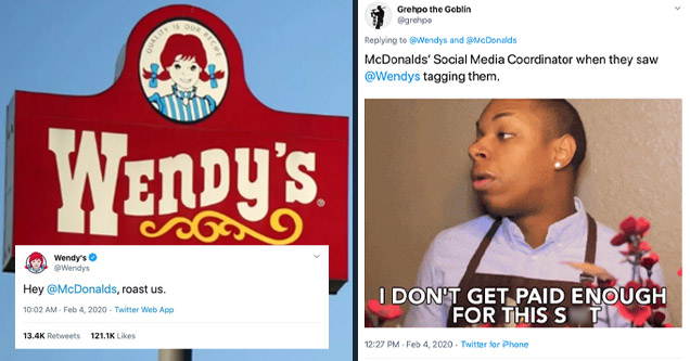 Wendy’s always brings the heat.