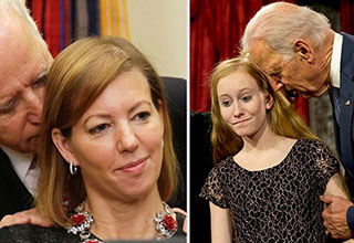 Hide your kids, hide your wife, Joe Biden is sniffing everyone tonight. Seriously though, this guy was once the VP and now he has a chance to be President, but we can't forget these creep shots, they are much more honest that the old <a href="https://www.ebaumsworld.com/pictures/36-of-the-best-joe-biden-memes-on-the-internet/85190581/"><strong>Obama and Joe memes. </strong></a>