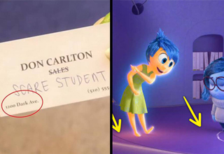 <p>Sharp-eyed viewers <a href="https://www.ebaumsworld.com/pictures/29-hidden-easter-eggs-you-missed-in-movies/85724511/">spotted these</a>.</p>
