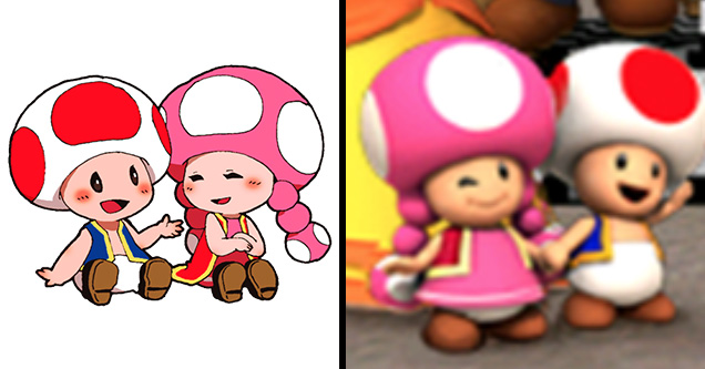 Toadette And Toad 4628