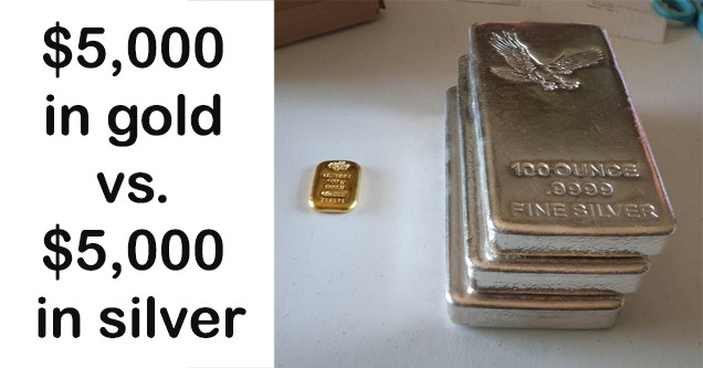 a tiny gold bar next to 3 larger silver bars that are all worth the same amount gold to silver ratio reddit - Ance 100 Ounce Imni.Si 236175 Fine Silver