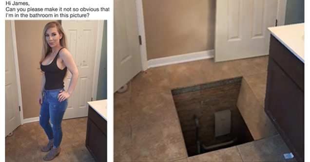 james fridman photoshop | a girl with a photoshop request to remove her from the bathroom gets trolled