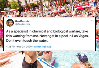 Take it from an expert, that pool in Las Vegas is way more disgusting than you know. Were sorry, but after this thread you'll never look at public pools the same. <br><br> While your here check out: <a href="https://www.ebaumsworld.com/pictures/karen-wants-to-speak-to-a-manager-lady-happily-obliges/86295416/"><strong>Karen Wants to Speak to a Manager, Lady Happily Obliges
</strong></a>