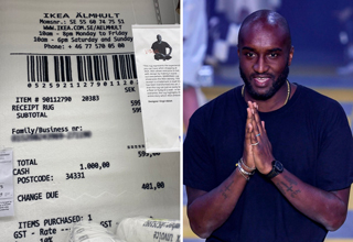 Virgil Abloh, known for getting paid big bucks for writing "words" "in" "quotations" and selling orange plastic tags for hundreds of dollars recently took his <strong><a href="https://www.ebaumsworld.com/pictures/craigslist-troll-at-his-finest/84953867/">trolling</a></strong> to a new level.
</br>
</br>
When <strong><a href="https://www.ebaumsworld.com/articles/ikea-founder-gets-roasted-by-the-internet-after-his-death-at-age-91/85567308/">IKEA</a></strong> asked him to design a new rug for them, he just took a picture of an IKEA receipt and printed it on a rug..... Genius.
</br>
</br>
This stunt is the epitome of <strong><a href="https://www.ebaumsworld.com/pictures/fashion-student-brilliantly-exposes-cheater-who-stole-her-designs/86274180/">lazy design</a></strong> and a reminder that people will buy anything you tell them to, so it's time to start pushing your Uncle Leroy's BBQ sauce onto your friends if you haven't already.
</br>
</br>
Virgil should speak to school children and tell them the reality: success doesn't come fro working hard or being inventive. It comes from putting forth the least effort and insulting people to their faces. That's the only way to get respect.
</br>
</br>
Maybe he'll do a <strong><a href="https://www.ebaumsworld.com/videos/guy-dresses-up-as-cvs-receipt-and-goes-to-cvs/85180619/">CVS receipt</a></strong> next and you can use it to carpet your entire house. Wouldn't that be nice.
</br>
</br>
<strong><a href="https://www.ebaumsworld.com/pictures/24-entitled-people-who-need-a-good-slap/86238146/">Click here</a></strong> for more entitled people being real jerks.