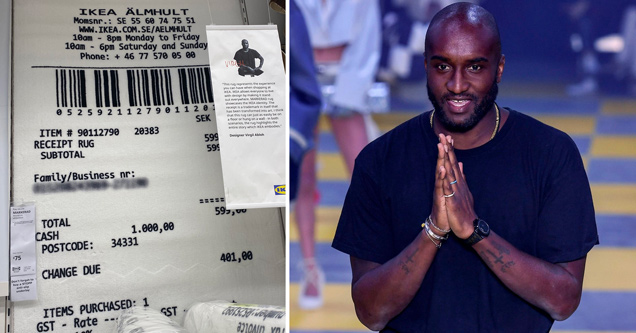 Ikea To Sell Giant Shopping Receipt Rug Designed By Virgil Abloh