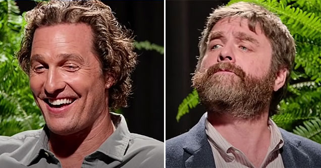 Actors Breaking Character on Between Two Ferns 