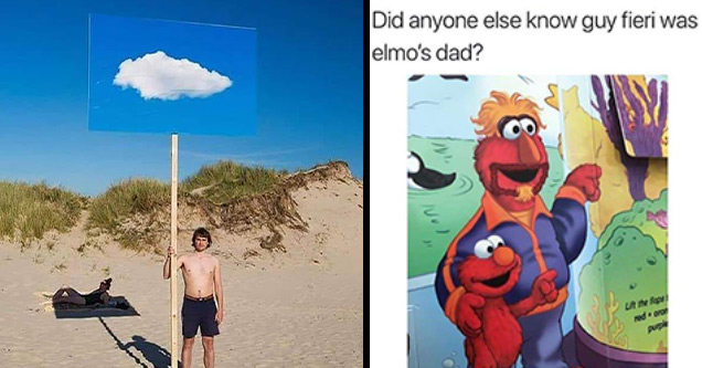 dank memes | fake cloud | elmo dad fieri dank memes - guy fieri memes - Claire Jarvis Did anyone else know guy fieri was elmo's dad? Lilt the flaps red oran purple before