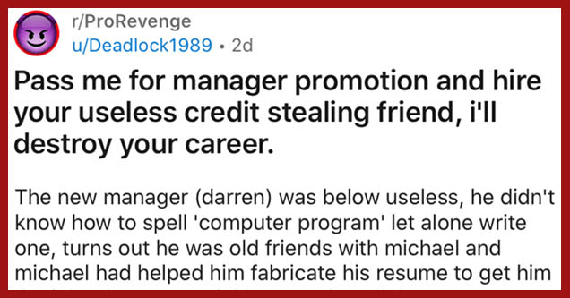 Dude's Revenge Against Workplace Bully Inadvertently Leads to Actual ...