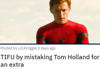 I'm a massive, unrepentant nerd so I can't even imagine how this could happen! The MCU is only one of the biggest, most successful series of movies EVER! 
<br></br>Either way, this guy clearly didn't have a clue about any of it and was just trying to do his job by making sure the extras on set don't eat at the table that's meant for the real talent. It's a good thing he decided to be polite about it and that <a href="https://www.ebaumsworld.com/pictures/tom-holland-pis-and-memes-that-dont-hit-far-from-home/86045401/" target="_blank">Tom Holland</a> is a pretty understanding guy!