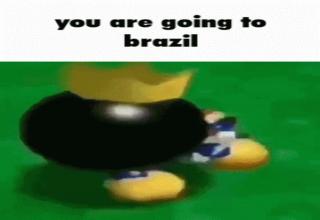 you're going to brazil in rememed meme game 