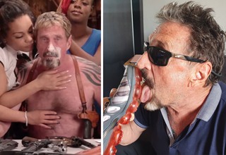 While most people are trying to avoid catching a potentially deadly virus, computer security millionaire <strong><a href="https://www.ebaumsworld.com/articles/john-mcafee-is-posting-drone-footage-of-jeffery-epsteins-island-on-youtube-according-to-conspiracy-theorists/86026933/">John McAfee</a></strong> is running head first toward it.
</br>
</br>
John posted photos of himself licking the bottom of a shoe alongside COVID-19 tests that show he's tested negative for the virus, along with a plea to anyone who can help him catch the virus.
</br>
</br>
He's probably just trolling like an <strong><a href="https://www.ebaumsworld.com/pictures/john-mcafee-tries-to-sound-like-a-badass-but-gets-embarrassed-instead/86020775/">a**hole</a></strong>, but considering his past affiliation for drugs and prostitutes, it wouldn't exactly be surprising if John were actively trying to become sick.
</br>
</br>
Remember the time John McAfee talked about how much he wanted to <strong><a href="https://www.ebaumsworld.com/videos/john-mcafee-who-paid-people-to-poop-in-his-mouth-interviewed-by-adult-swim/85894360/">eat his own penis?</a></strong> What a guy.