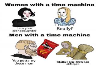 Women With Time Machines V Men With Time Machines - Funny Gallery ...