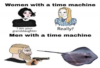 Women With Time Machines V Men With Time Machines - Funny Gallery ...