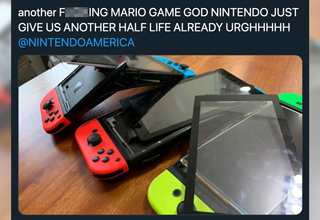 In a launch event today, <strong><a href="https://gaming.ebaumsworld.com/articles/fake-nintendo-facts/86029748/">Nintendo</a></strong> announced a bunch of new and refurbished games coming to the Switch in the coming months.
</br>
</br>
The high point is definitely <strong><a href="https://gaming.ebaumsworld.com/articles/super-mario-64-is-going-to-make-the-nintendo-switch-amazing/86378183/"><em>Super Mario 3D All-Stars</em></a></strong>, which will finally bring <em>Super Mario 64</em> to a handheld device.
</br>
</br>
But aside from the expected jokes and jabs at Nintendo, a lot of people are pissed that Nintendo is neglecting certain titles in favor of others.
</br>
</br>
So as any rational human on <strong><a href="https://www.ebaumsworld.com/pictures/28-funny-posts-from-this-week-on-twitter/86329942/">Twitter</a></strong>, these overly dedicated fans are showing how butt hurt they feel about not being able to play some outdated games.
</br>
</br>
That's pretty much what you get when you try to do something even remotely nice for another person. They just end up being resentful over some tiny detail.
</br>
</br>
Find more semi-original gaming content <strong><a href="https://gaming.ebaumsworld.com/gaming/">here</a></strong>.